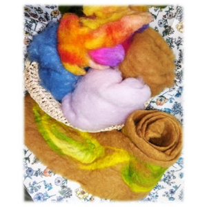 押絵で作る季節の壁7月イメージ